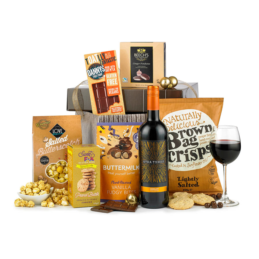 Luxury Vegan Red Wine Hamper